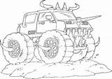 Monster Truck Coloring Pages Toro Loco Trucks Drawing El Color Printable Vicious sketch template
