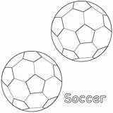 Coloring Soccer Balls Sports Ball Pages Football Kids Drawing Print Cup Two Color Goal Activity Father Bat Printable Fathers Sphere sketch template