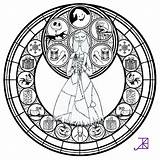 Stained Glass Nightmare Mandalas Mandala Hearts Akili Sora Jaden Dxf Eps Getcolorings sketch template