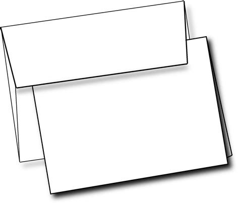 heavyweight white blank cards  white envelopes   folded