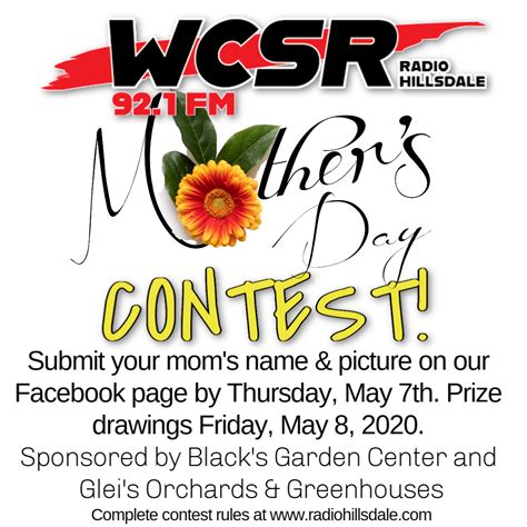 mothers day contest superserving hillsdale county and the tri state