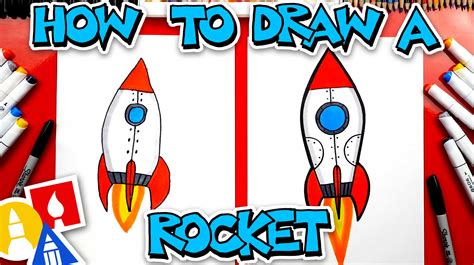 draw  rocket ship art  kids hub