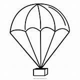 Parachute Clipart Coloring Template Colouring Sketch Pages Getdrawings sketch template