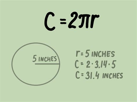 formulas  calculate  circumference   circle wikihow
