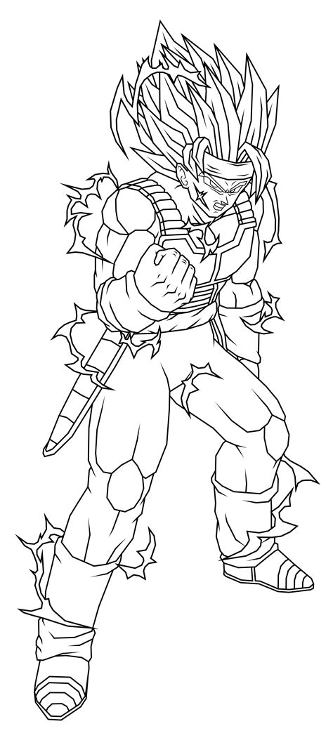 bardock coloring pages coloring home