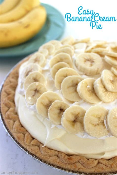 Easy Banana Cream Pie Cincyshopper