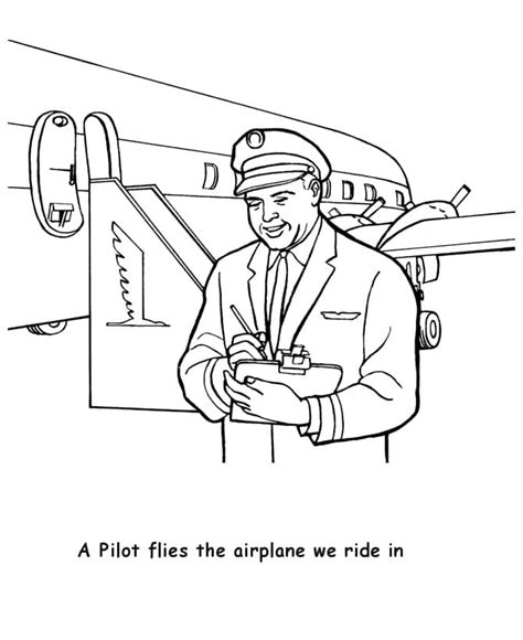 pilot coloring pages  printable coloring pages  kids