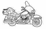 Motorcycle Procoloring sketch template