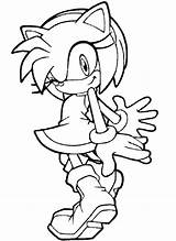 Sonic Coloring Pages Hedgehog Silver Amy Printable Print Knuckles Tails Sheets Rose Para Boyama Colorir Kids Color Colors Colouring Pintar sketch template