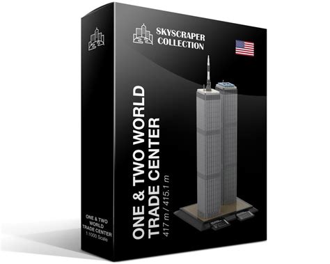 Lego Moc One And Two World Trade Center By Brickitecture Eu