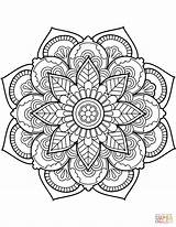 Mandala Coloring Pages Flower Printable Kids Sheets Adult Colouring Color Book Flowers Pattern Adults Painted Supercoloring Bestcoloringpagesforkids Books Choose Board sketch template