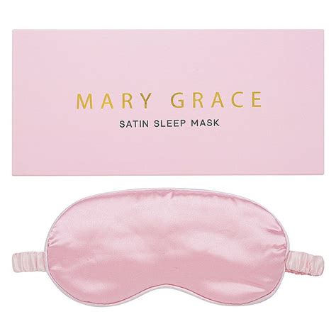luxe satin sleep mask pink pack  marygracewholesale