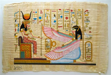 Isis Goddess Of Love Egyptian Art Caravan