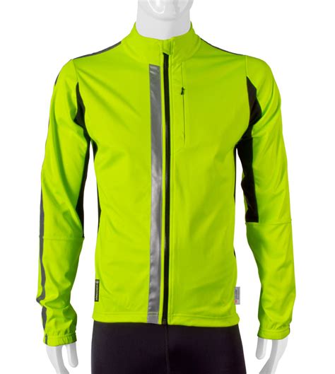 scotchlite reflective  high visibility full zip cycling jacket