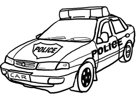 print  printable police car coloring pages