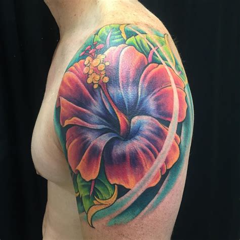 33 Hibiscus Flower Tattoos With Unique And Colorful Meanings Tattoos