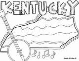 Coloring Kentucky Pages Derby States United Sheets Classroomdoodles Color State Printable Doodle Getdrawings Pattern Alley Doodles Getcolorings sketch template