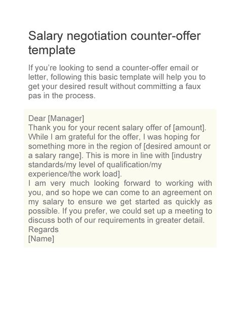 sample job negotiation letter classles democracy