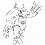 Digimon Coloring Pages sketch template