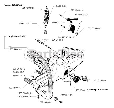 husqvarna bagger parts diagram