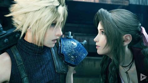 final fantasy 7 remake all aerith and cloud flirting scenes youtube