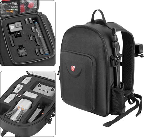 amazoncom smatree backpack compatible  dji air  dji mavic air  drone  gopro hero