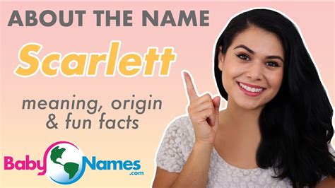 scarlett name meaning origin nicknames and more youtube