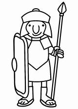 Roman Soldier Drawing Rome Coloring Ancient Cartoon Easy Clip Pages Greek Colouring Drawings Romans Clipart Soldiers Outline Cliparts Draw Netart sketch template