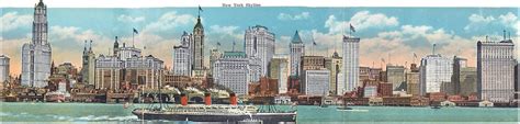 skyline   york vintage images
