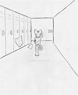 Hallway sketch template