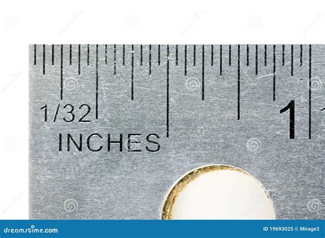 imperial stainless steel ruler royalty  stock photo image