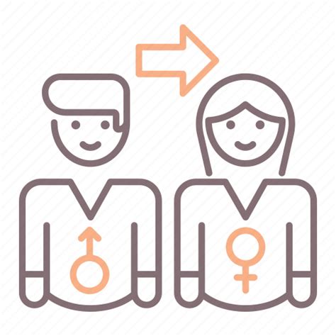 Gender Lgbt Man To Woman Transition Icon