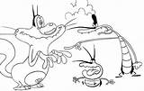 Oggy Cockroaches Coloring Pages Getcolorings Print Color Getdrawings sketch template