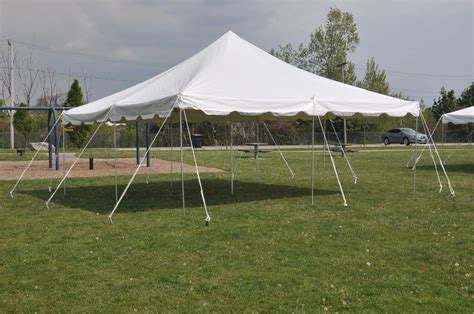 white pole tent canopy commercial grade