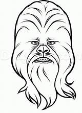 Chewbacca Draw Yoda Masken Feestje Dragoart Webstockreview Kindergeburtstag Superhelden Basteleien Desenhar sketch template