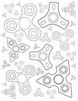 Fidget Coloring Pages Spinner Spinners Color Colouring Printable Sheets Print Colorings Choose Board Kids Adult Getcolorings sketch template