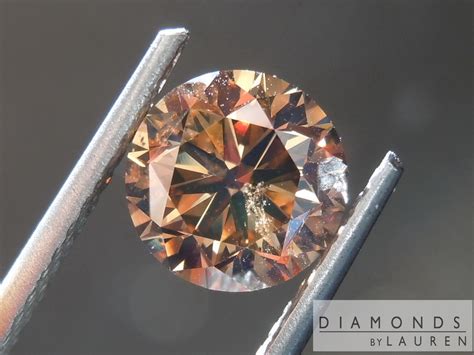 brown diamond  brilliant diamond loose diamond