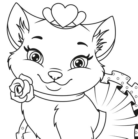 kitty coloring page growing   santa cruz