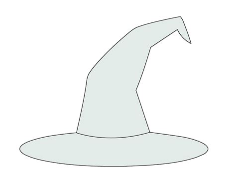 witch hat template printable