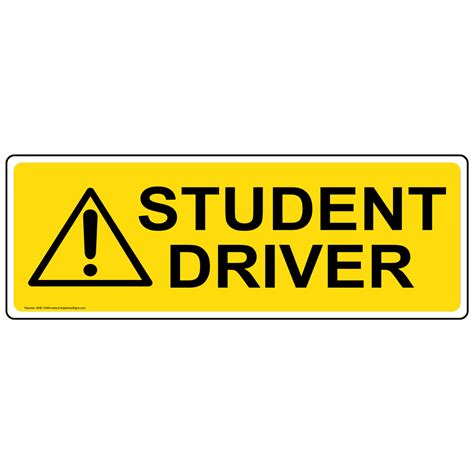 student driver label nhe  transportation