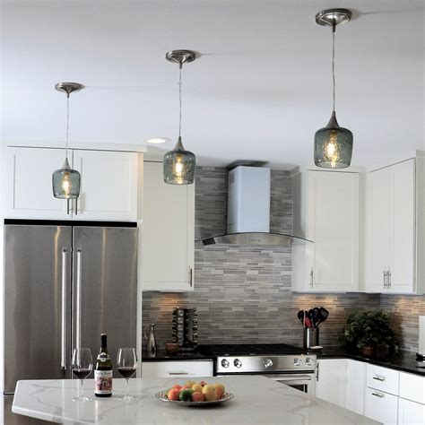single pendant lighting  kitchen island image