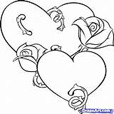 Coloring Pages Broken Hearts Heart Getcolorings Printable sketch template