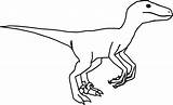 Raptor Coloring Velociraptor Blue Pages Jurassic Coloriage Dinosaure Dessin Template Wecoloringpage Printable Colorier Imprimer Tableau Choisir Un sketch template