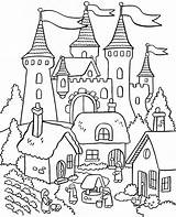 Castelo Colorir Imprimir Elsa Fairytale Excellent Comofazeremcasa sketch template