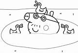 Pig Peppa sketch template