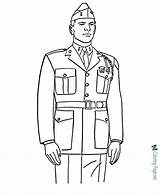 Coloring Veterans Pages Memorial Militaire Soldier Dessin Colorier Coloriage Meaning Kids Printable Imprimer Holiday Patriotic America Printables Gratuit Remembrance Honkingdonkey sketch template
