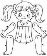 Coloring Body Kids Parts Pages Getdrawings sketch template