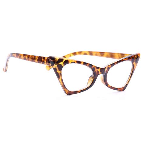 esme sharp cat eye clear glasses cosmiceyewear