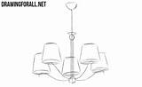 Chandelier Draw Drawingforall Voluminous Turning Column Curved Thicken Shades Lines Central Line Help Into Make sketch template