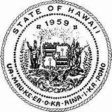Seal Hawaii State Great sketch template